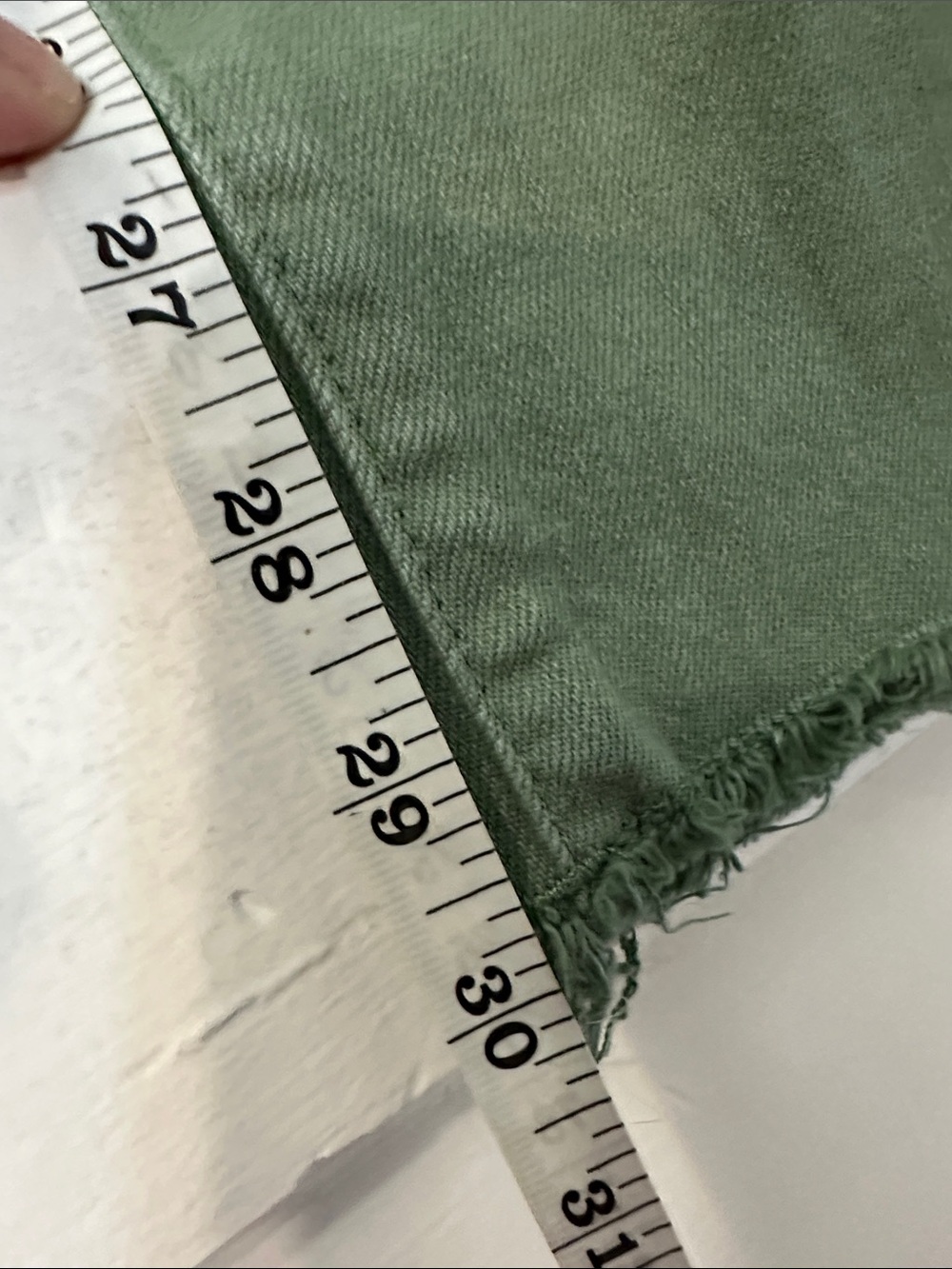 Carve Designs Olive Green Cropped Skinny Jeans - Picture 5 of 5